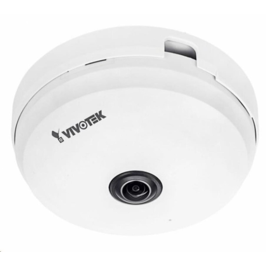 Vivotek FE9180-H-V2, 3.6 Mpix, 15sn/s, obj. 1.16mm (360°), DI/DO, Mic.in, PoE, WDR Pro 87dB, MicroSDXC, 3DNR, vnitřní