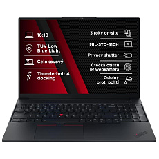 LENOVO NTB ThinkPad E16 G3 - Ultra5 225U,16" WUXGA,16GB,512SSD,IRcam,W11P,5let On-Site,5let KYD LENOVO NTB ThinkPad E16 G3 - Ultra5 225U,16" WUXGA,16GB,512SSD,IRcam,W11P,5let On-Site,5let KYD
