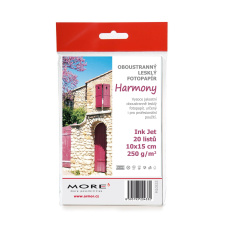ARMOR Fotopapír Harmony 250g,10x15cm glossy, 20 listů, photo, inkjet, oboustranně lesklý ARMOR Fotopapír Harmony 250g,10x15cm glossy, 20 listů, photo, inkjet, oboustranně lesklý