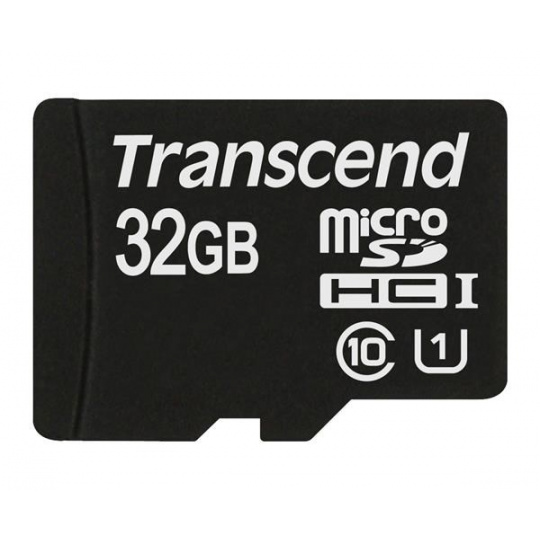 Karta TRANSCEND MicroSDHC 32GB Premium, Class 10 UHS-I 300x, bez adaptéra