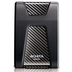 Externý pevný disk ADATA 2TB 2,5" USB 3.1 DashDrive Durable HD650, čierny (gumový, odolný voči nárazom)