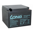 LONG batéria 12V 26Ah M5 LongLife 12 rokov (WPL26-12N)