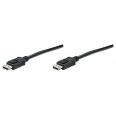 MANHATTAN Kábel monitora DisplayPort, DisplayPort Male / DisplayPort Male, 2 m, čierny