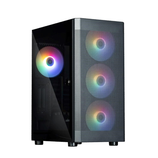 ZALMAN case I4 TG, Mid Tower, ATX, 2xUSB 3.0, 1xUSB 2.0, 4x 120mm RGB Fan, černá