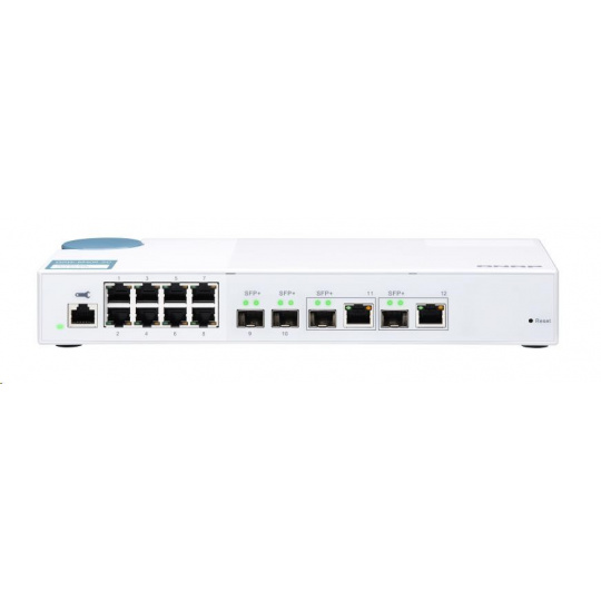 QNAP switch QSW-M408-2C (8xGbE,2xSFP+,2x10GbE/SFP+combo)