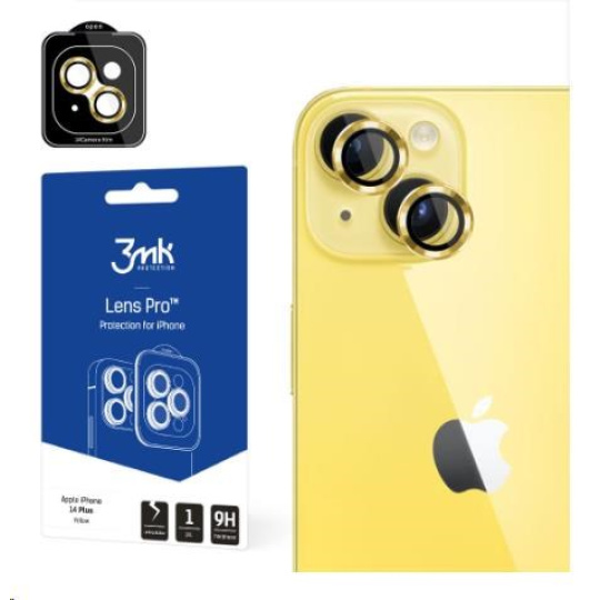 3mk ochrana kamery Lens Protection Pro pro Apple iPhone 15, Yellow