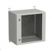 Vonkajšia nástenná skriňa Solarix LC-20 12U 600x500 mm, sklenené dvere, LC-20-12U-65-11-G