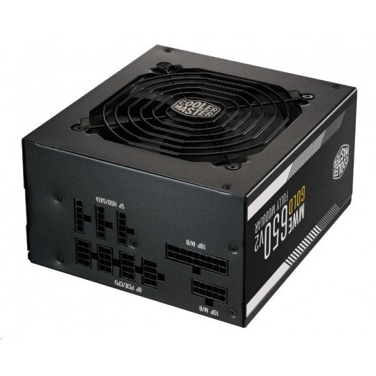 Cooler Master MWE 650 Gold-v2 Full modular, 650W, 80+ Gold