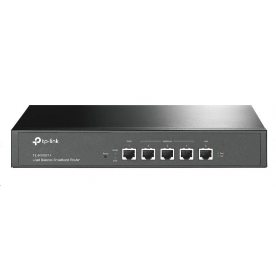 TP-Link TL-R480T+ router s rozdělováním zátěže (1xWAN,1xLAN,3xWAN/LAN)