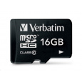 Karta VERBATIM MicroSDHC 16 GB triedy 10 (R:45/W:10 MB/s)