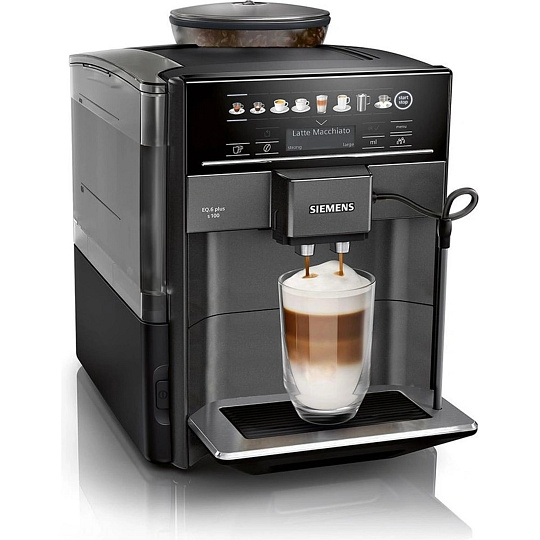 Siemens TE651319RW automatický kávovar, černý, 15 bar, keramický mlýnek, autoMilk Clean, coffeeSelect