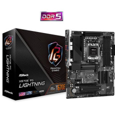 ASRock MB Sc AM5 X670E PG LIGHTNING, AMD X670, 4xDDR5, 1xDP, 1xHDMI