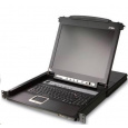 ATEN 16-portový KVM PS/2+USB, OSD, rack, 17" Slideaway LCD