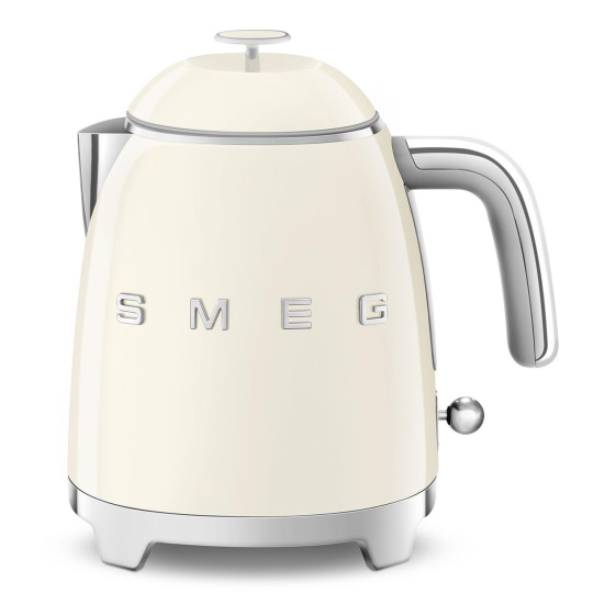 Smeg KLF05CREU mini rychlovarná konvice, 0,8 l / 3 šálky, 1400 W, styl 50. let, krémová