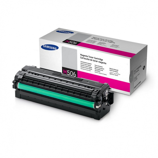 HP - Samsung CLT-M506L High Yield Magenta Toner Cartridge (3,500 pages)