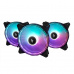 Ventilátor CHIEFTEC RGB NF-3012-RGB, 120x120x25 mm, s 3pinovým/ 4pinovým konektorom