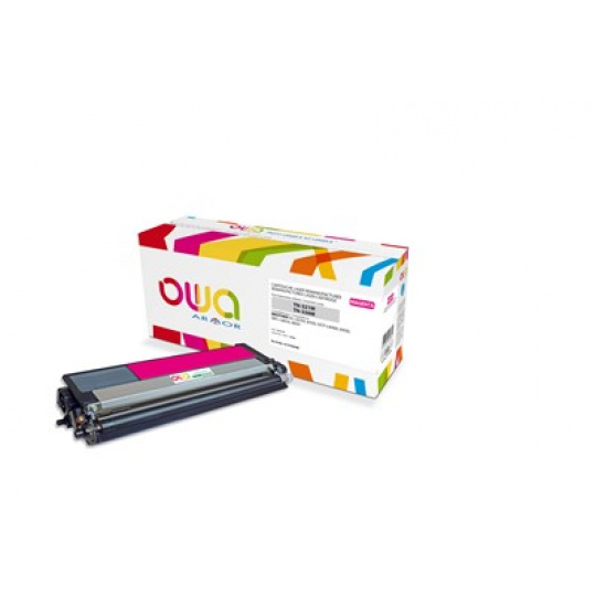 OWA Armor toner pre BROTHER HL L8250, 8350, DCP L8400, 8450, MFC L8650,8850,3500 strán,TN326M,červená/purpurová (TN-326M)