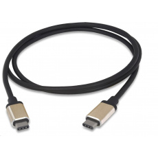 Kábel USB PREMIUMCORD 3.1 konektor C/male - USB 3.1 C/male, 0,5 m hliníkové konektory