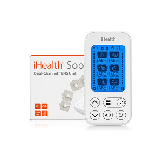 iHealth Soothe TENS duální elektrostimulátor s příslušenstvím iHealth Soothe TENS duální elektrostimulátor s příslušenstvím