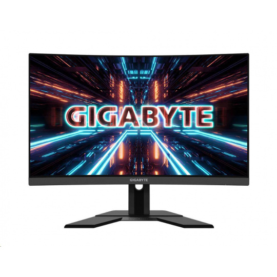 GIGABYTE LCD - 27" Gaming monitor G27QC A, 2560x1440 QHD, 250cd/m2, 1ms, 2xHDMI 2.0, 2xDP 1.2, curve, VA, 165Hz