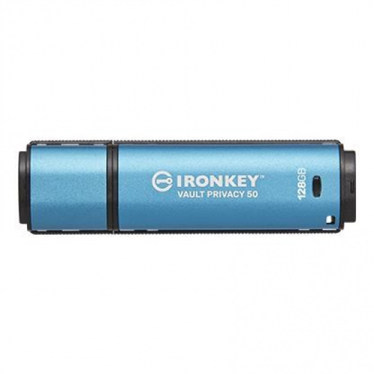 Kingston 128GB IronKey Vault Privacy 50 Šifrovanie AES-256, FIPS 197