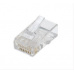 Intellinet RJ45 konektor, licna (drôt) UTP Cat6, 100ks v balení