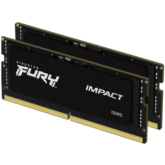 KINGSTON SODIMM DDR5 32GB (Kit of 2) 6400MT/s CL38 FURY Impact XMP