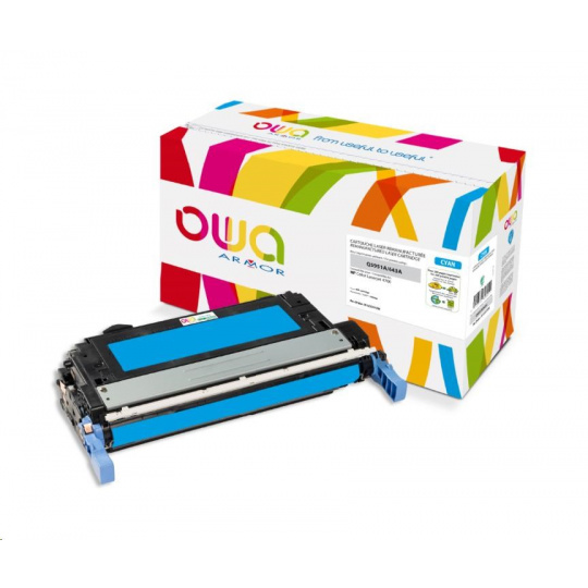 OWA Armor toner pre HP Color Laserjet 4700, 10000 strán, Q5951A, modrá/cyan