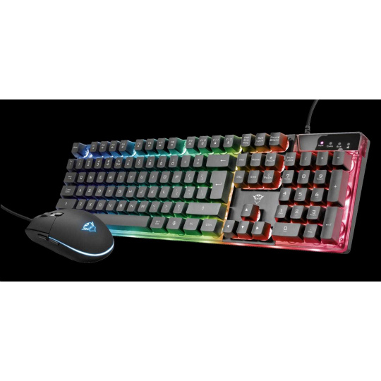 TRUST set klávesnica + myš GXT 838 Azor Gaming Combo CZ/SK