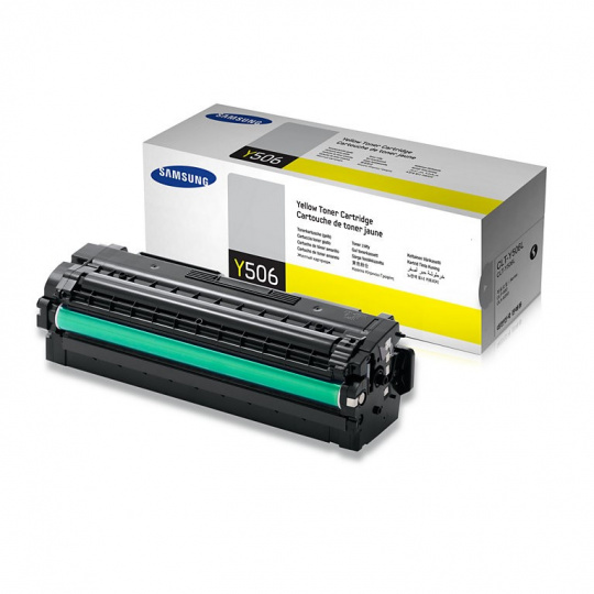 HP - Samsung CLT-Y506L High Yield Yellow Toner Cartridge (3,500 pages)