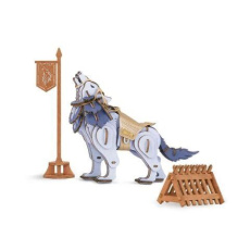 RoboTime 3D Dřevěné puzzle Vlk bojovník - Warrior Wolf RoboTime 3D Dřevěné puzzle Vlk bojovník - Warrior Wolf