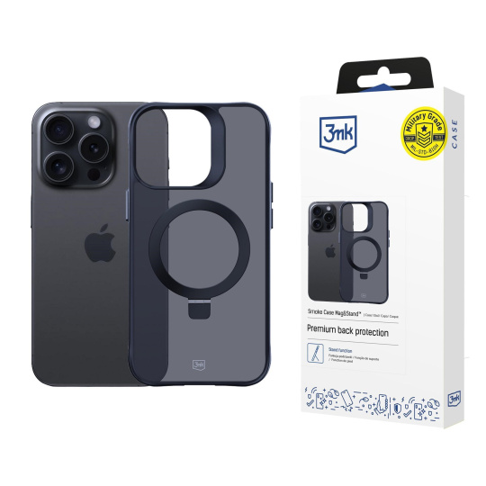 3mk Smoke Case Mag&Stand pro Apple iPhone 14 Pro