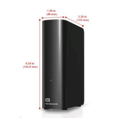 BAZAR VADNÉ - WD Elements Desktop 4TB Ext. 3.5" USB3.0, Black