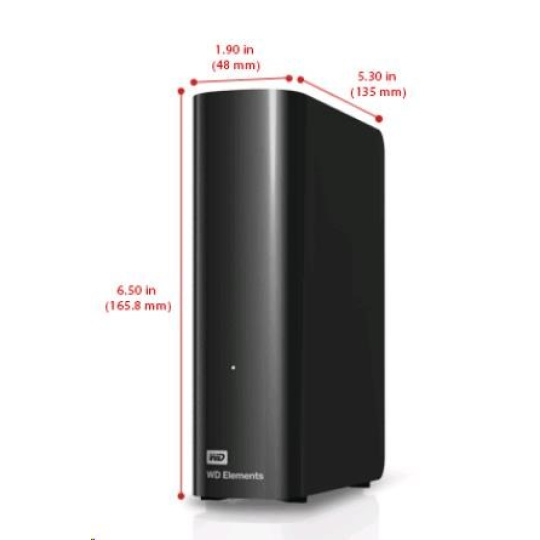 BAZAR VADNÉ - WD Elements Desktop 4TB Ext. 3.5" USB3.0, Black