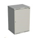 Nástenný rozvádzač Solarix SENSA 18U 500mm, plechové dvere, RAL 7035 SENSA-18U-65-21-G