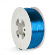 VERBATIM Filament pre 3D tlačiarne PET-G 2.85mm, 123m, 1kg modrá transparentná