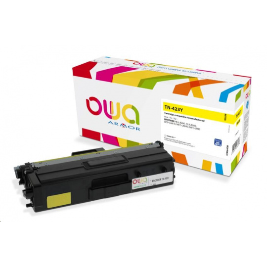 OWA Armor toner pre BROTHER HL-L 8260, 4.000 str., com. s TN423Y žltá/žltá