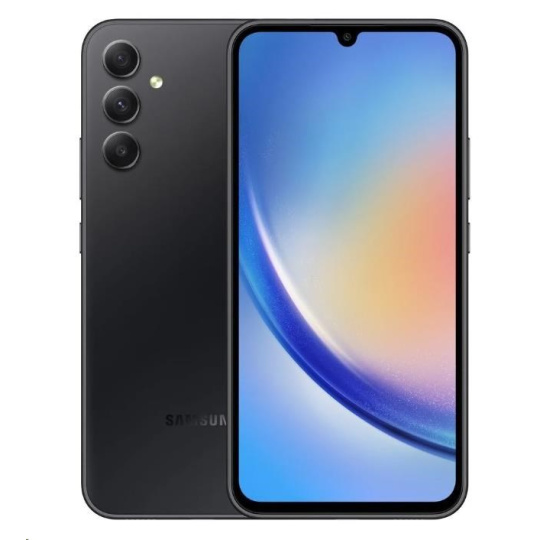 BAZAR - Samsung Galaxy A34 (A346), 6/128 GB, EU, 5G, černá - Po opravě (Bez příšlušenství)
