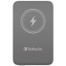 VERBATIM Powerbanka Charge 'n' Go, Magnetická, 10000 mAh, USB-C, Šedá