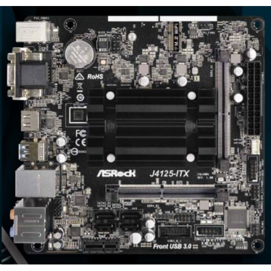 ASRock MB Int.procesor J4125-ITX, 2xDDR4, VGA, mini-ITX