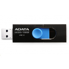 ADATA Flash disk 32GB UV320, USB 3.1 prístrojová jednotka, čierna/modrá