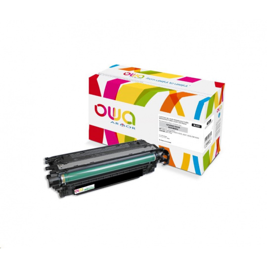 OWA Armor toner pre HP Color Laserjet CP3525, 5000 strán, CE250A, čierna/čierna