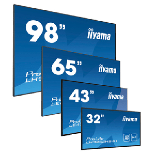 Iiyama ProLite TN8605A-B1AG, IFP, 217.4 cm (85.6''), infrared, 4K, USB, USB-C, RS232, Ethernet, kit (USB, RS232)