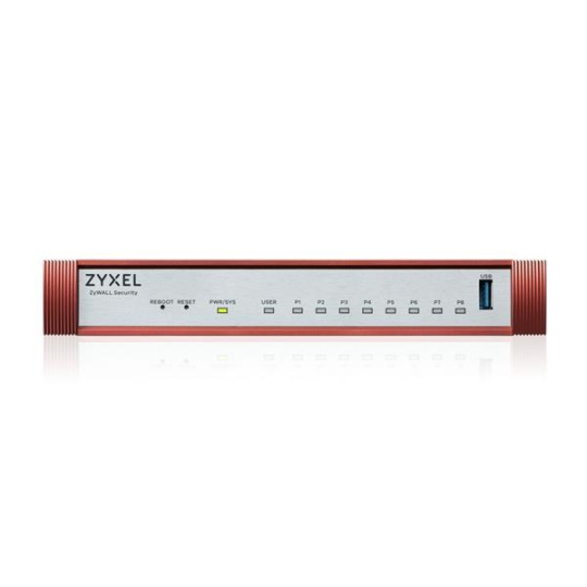 Zyxel USG FLEX100 H Series, 7 Gigabit user-definable ports, 1*1G PoE+, 1*USB with 1 YR Security bundle