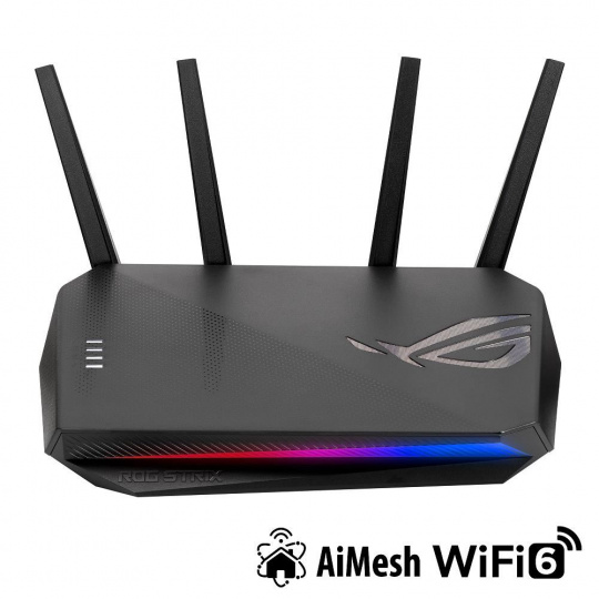 ASUS ROG STRIX GS-AX5400 Wireless AX5400 Wifi 6 Router, 4x gigabitový RJ45, 1x USB3.