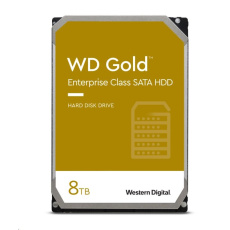 WD GOLD WD8004FRYZ 8TB SATA/ 6Gb/s 256MB cache 7200 otáčok za minútu, CMR, Enterprise