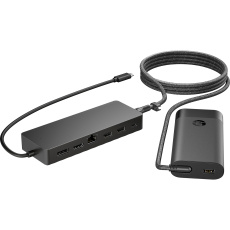 Bazar - HP Universal USB-C Hub and Laptop Charger Combo-EURO - rozbaleno Bazar - HP Universal USB-C Hub and Laptop Charger Combo-EURO - rozbaleno