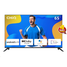 CHiQ U65G7LX TV 65", UHD, smart, Android 11, Dolby Vision, Frameless