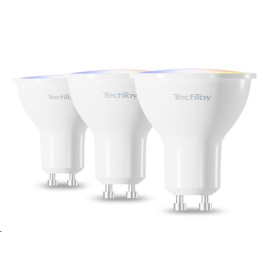 TechToy Smart Bulb RGB 4.7W GU10 ZigBee 3pcs set