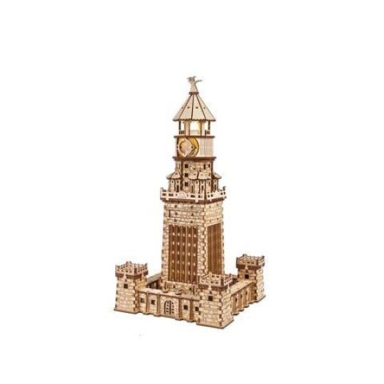 Ugears 3D dřevěné mechanické puzzle Alexandrijský maják Ugears 3D dřevěné mechanické puzzle Alexandrijský maják